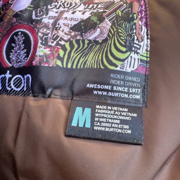 Burton Women's Medium Ski Snowboarding VestSnowboard Winter Streetwear - Picture 8 of 9